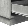 vidaXL Nachttisch Beton Grau 39 x 34,5 x 65 cm Holzwerkstoff