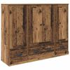 vidaXL Highboard mit Schubladen 3 pcs Altholz Holzwerkstoff