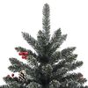 vidaXL K&uuml;nstlicher Weihnachtsbaum Gr&uuml;n 150 cm PVC, Plastik und Stahl