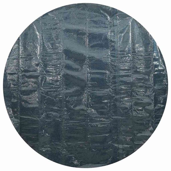 vidaXL Treibende Pool-Solarplane PE 417 cm Schwarz und Blau