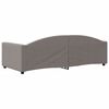 vidaXL Tagesbett Taupe 90x200 cm Stoff
