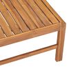 vidaXL Gartentisch 63x63x30 cm Massivholz Teak