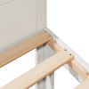 vidaXL Massivholzbett ohne Matratze Wei&szlig; 160x200 Kiefernholz