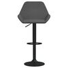 vidaXL Barhocker 2 Stk. Dunkelgrau Samt