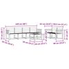 vidaXL Outdoor-Sofagarnitur 7 pcs Natur Massivholz Akazie