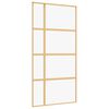 vidaXL Schiebet&uuml;r Golden 102,5x205 cm ESG-Klarglas und Aluminium