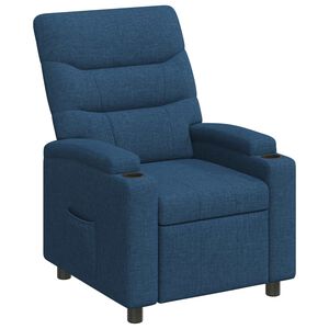 vidaXL Liegestuhl Blau 75 x 95 x 103 cm Stoff