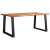 vidaXL Esstisch Baumkante 180x90x75 cm Massivholz Akazie