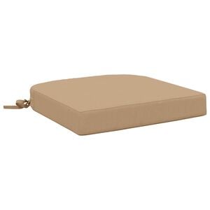 vidaXL 1-teiliges Sitzkissen SOEST 100 % Polyester Sand 40 x 40 x 7 cm