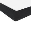 vidaXL Boxspringbett mit Matratze & LED Schwarz 180x210 cm Samt