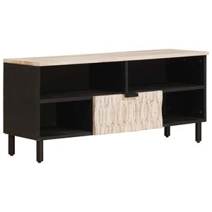 vidaXL TV-Schr&auml;nk Wei&szlig;e gewaschene Oberfl&auml;che 100 x 33 x 46 cm