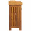 vidaXL Garten-Schrank Natur 78 x 36,5 x 78 cm Massivholz Akazie