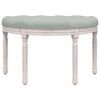 vidaXL Sitzbank Hellgrau 81,5x41x49 cm Samt