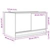 vidaXL Terrarium mit Speicher Transparent 50 x 30 x 30 cm Glas