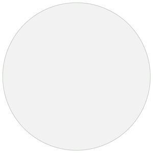 vidaXL Tischfolie Matt &Oslash; 60 cm 1,6 mm PVC