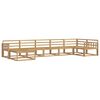 vidaXL Outdoor-Sofagarnitur 7 pcs Wei&szlig; Massivholz Akazie
