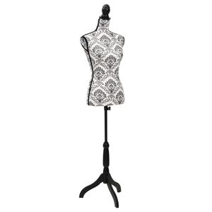 Damenb&uuml;ste Schneiderpuppe Torso Schwarz Wei&szlig;