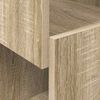 vidaXL Eckschrank Sonoma-Eiche 30,5x30x95cm Holzwerkstoff