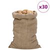 vidaXL Jutes&auml;cke 30 Stk. 60x105 cm 100% Jute 340 g/m&sup2;