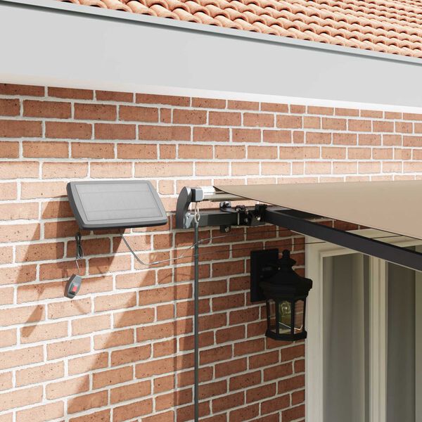 vidaXL Einziehbare Markise Beige 500 x 300 cm Stoff