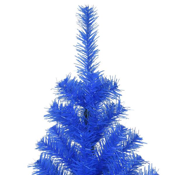 vidaXL Künstlicher Weihnachtsbaum mit Ständer Blau 180 cm PVC