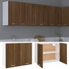 vidaXL H&auml;ngeschrank Lyon Braun Eichen-Optik 80x31x60 cm Holzwerkstoff