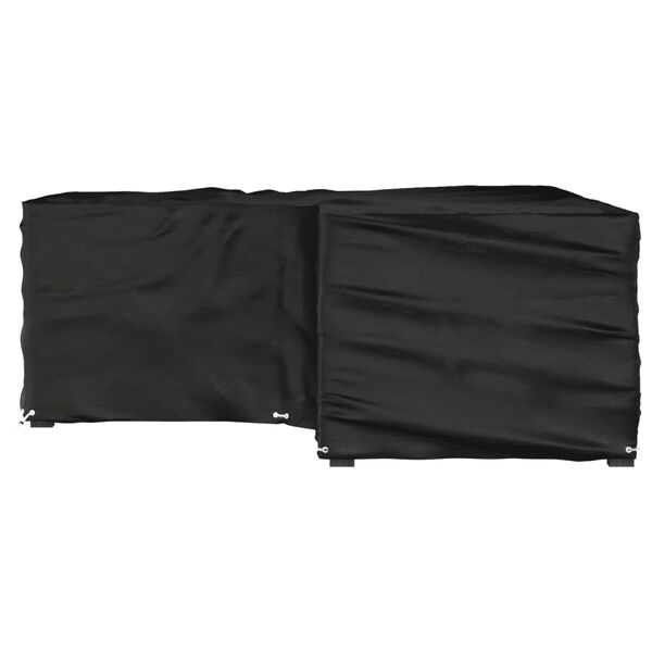vidaXL Gartenm&ouml;bel-Abdeckung in L-Form 16 &Ouml;sen 215x215x70 cm