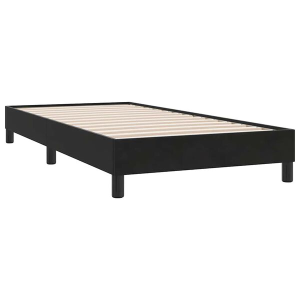 vidaXL Boxspringbett ohne Matratze Schwarz 80x210 cm Samt