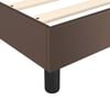 vidaXL Boxspringbettgestell Braun 80x200 cm Kunstleder