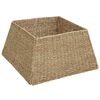 vidaXL Weihnachtsbaumkragen Braun 50 x 50 x 25 cm das Seegras