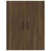 vidaXL H&auml;ngeschrank Braun Eichen-Optik 69,5x34x90 cm Holzwerkstoff