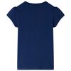 Kinder-T-Shirt Marineblau 116