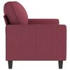 vidaXL 2-Sitzer-Sofa Weinrot 140 cm Stoff