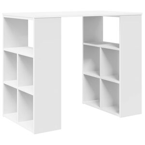 vidaXL Schreibtisch Wei&szlig; Holzwerkstoff 90 x 50 x 75 cm