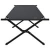 vidaXL Klapp Schlafbett f&uuml;rs Camping Schwarz 210 x 80 x 46 cm