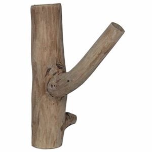 vidaXL Haken Braun 4 x 4 x 14 cm Massives upgecyceltes Holz