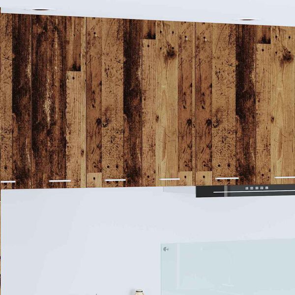 vidaXL H&auml;ngeschrank mit Speicher Altholz 60 x 31 x 80 cm Holzwerkstoff