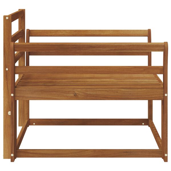 vidaXL Outdoor Mittelsofa Massivholz Akazie Natur