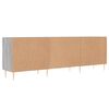vidaXL TV-Schrank Grau Sonoma 150x30x50 cm Holzwerkstoff