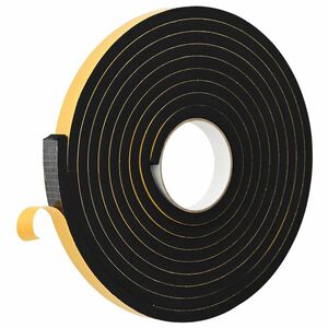 vidaXL Selbstklebendes Schaumstoffband 10 stk. Schwarz 20mm x 5m