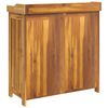 vidaXL Garten-Schrank Natur 93 x 41,5 x 98 cm Massivholz Akazie