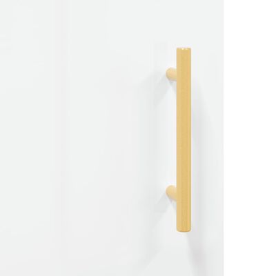 vidaXL Sideboard Hochglanz-Weiß 69,5x34x90 cm Holzwerkstoff