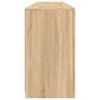 vidaXL Sideboard mit LED-Leuchten Sonoma-Eiche 164x37x67 cm