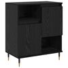 vidaXL Sideboards 3 pcs Schwarz Eichen-Optik 180 x 35 x 70 cm