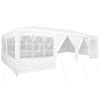 vidaXL Party-Zelt Wei&szlig; 800 x 400 x 266 cm Polyethylen