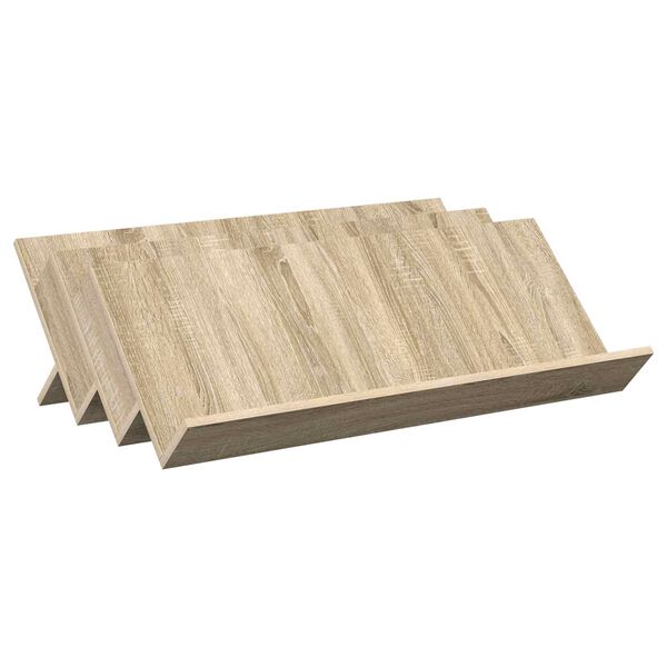 vidaXL Magazinregal Sonoma-Eiche 90 x 53 x 28,5 cm Holzwerkstoff