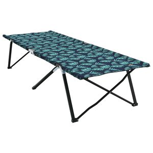 vidaXL Klapp Schlafbett f&uuml;rs Camping Blatt Wald 206 x 76 x 74 cm