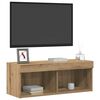vidaXL TV-Schrankset Artisan-Eiche 80 x 30 x 30 cm Holzwerkstoff