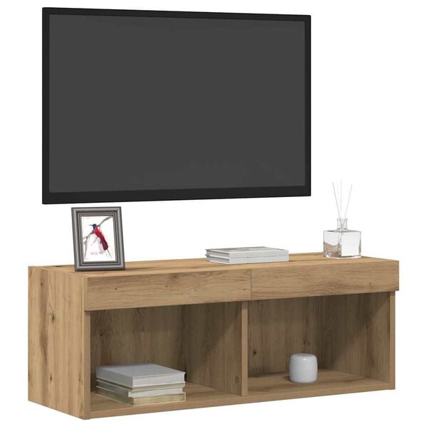 vidaXL TV-Schrankset Artisan-Eiche 80 x 30 x 30 cm Holzwerkstoff