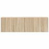 vidaXL 3-tlg. TV-Schrank-Set Sonoma-Eiche Holzwerkstoff